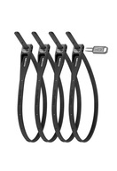 Zámok na bicykel Hiplok Z Lok 4 Pack - All Black