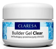 CLARESA BUILDER GEL Číry priehľadný gél na stavbu nechtov 15ml