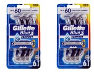 GILLETTE HOLENIE ŽILETKA MODRÁ 3 COMFORT 3 čepele 6 kusov