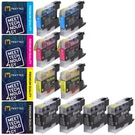 10x XL ATRAMENTY PRE BROTHER DCP-J525W LC1240 LC1280