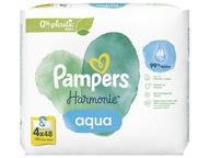 PAMPERS Harmonie Aqua vlhčené obrúsky 192 ks