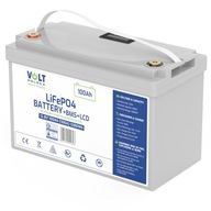 BATÉRIA LiFePO4 VOLT 12V 100Ah (100A) + LCD + BMS