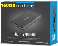 PRENOSNÝ DISK natec-GO 160GB 2,5'' USB 3.0 ČIERNA