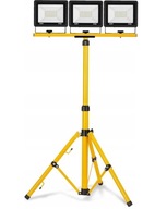 Svetlomet Halogénové LED svietidlo 3x 50W + statív