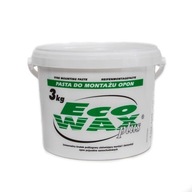 EcoWax plus pasta, masť, montážny tuk na pneumatiky, 3kg, biela vulkanizácia