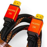 8K BRAID KÁBEL HDMI-HDMI OFC KÁBEL 1,8 m v2.1 UHD