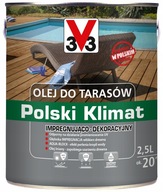 Polski Klimat Bezfarebný olej na terasu 2,5L V33