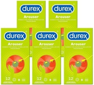 Durex Arouser kondómy stimulujúce prúžky, nasadené, 60 ks.