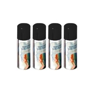 4x Zmývateľná farba na vlasy Black 125 ml Makeup Spray Lak