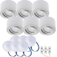 6x Prisadená HALOGÉNOVÁ LED TRUBICA + LED 5W