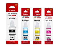 4x atrament Canon GI-490 PIXMA G1400 G2400 G3400 G4400