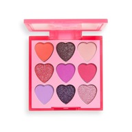 Okázalá paleta očných tieňov Makeup Revolution Heart Breakers