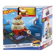 Hot Wheels Ice Cream Parlor Rally Set s autom