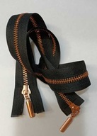 Obojsmerný kovový zips, 85 cm