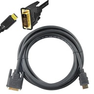 DVI-HDMI KÁBEL 2M M/M FULL HD ZLATÝ