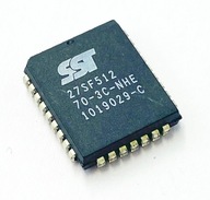 SST27SF512 Vymazateľná EPROM PLCC32 - 5 ks