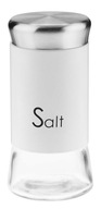 Sklenená dóza GRENO soľ 150 ml biela oceľ