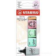 Stabilo Boss Mini Pastel zvýrazňovač 5 nových farieb