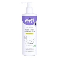 Zvláčňujúci gél na pranie 2v1 Happy Sensitive 400ml