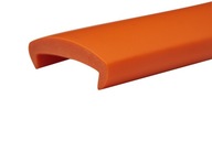 NÁBYTKOVÁ HRANA Mäkký PVC PROFIL C16 oranžová