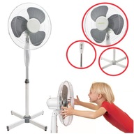 STOJACÍ PODLAHOVÝ VENTILÁTOR 40W 40CM 125cm VENETO GREY KANLUX