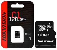 Hikvision 128Gb microSD pamäťová karta pre 92Mb/s IP kamery bez adaptéra