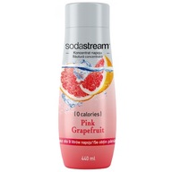 RUŽOVÝ GRAPEFRUITOVÝ KONCENTRÁT SIRUP 440ml SODASTREAM, PRE SÝTEJ VODU