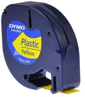 Dymo 59423 páska 12mm 4m žltá plast