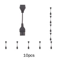 10x 17pinový OBD1 až 16pinový OBD2 OBDII konektor