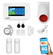 Bezdrôtový GSM WiFi alarm tuya smart SMS 4G LTE