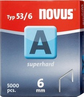 Spony typu A 53/6 NOVUS [5000 ks]