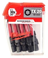 MILWAUKEE BIT SHOCKWAVECD TX20 50MM-10KS.