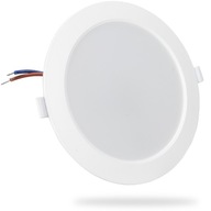 Decorya LED panelové zápustné 12w kruhové okrúhle stropné svietidlo studená biela 230V