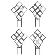 Podpora rastlín Pergola rebrík na kvety x4