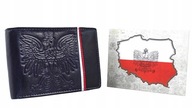 Kožená vlastenecká peňaženka s poľskou vlajkou orla