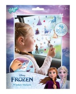 Opätovne použiteľné nálepky na okná Frozen