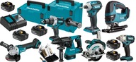 MAKITA COMBO SADA 7ks NÁRADIE 18V 5X5AH BIT