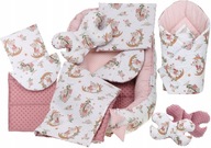 BABY COCOON HNIEDZKO MINKY KUS XXL BABYMAM SET 7 PRVKOV.