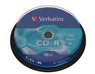 CD-R Verbatim 52x 700 MB Extra ochrana (Cake 10)