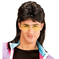 set WIG český futbalista MULLET BLACK s okuliarmi 80. roky disco RETRO