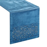 NÁšľap na stôl 35x180 VELVET ROYAL2 BLUE