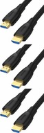 Unitek High Speed ​​​​HDMI - HDMI 2.0 4K kábel 10m čierny x3