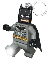 LEGO KEYRING LED BATERKA SUPER HEROES DC BATMAN GREY