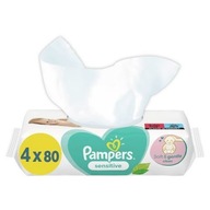 PAMPERS SENSITIVE WIPES 4 x 80 kusov