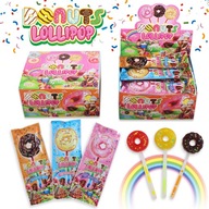 DONUT LOLLY S OSVETLOVACÍM TYČOM 30 ks