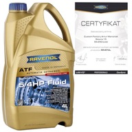 RAVENOL ATF 5/4 HP KVAPALINA 4L - PREVODOVÝ OLEJ ZF 4HP, ZF 5HP