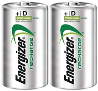 2x ENERGIZER R20 D 2500mAh 1,2V BATÉRIE