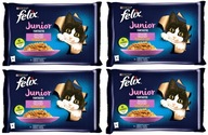 FELIX FANTASTIC JUNIOR Kuracie mäso losos 16x85g