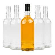 5x LUXUSNÉ FĽAŠE PRE BIMBERS WHISKY COGNAC LIKÉRY VÍNO LUXUSNÉ 500 ml