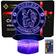 3D LED nočná lampa USB + diaľkové ovládanie Chelsea